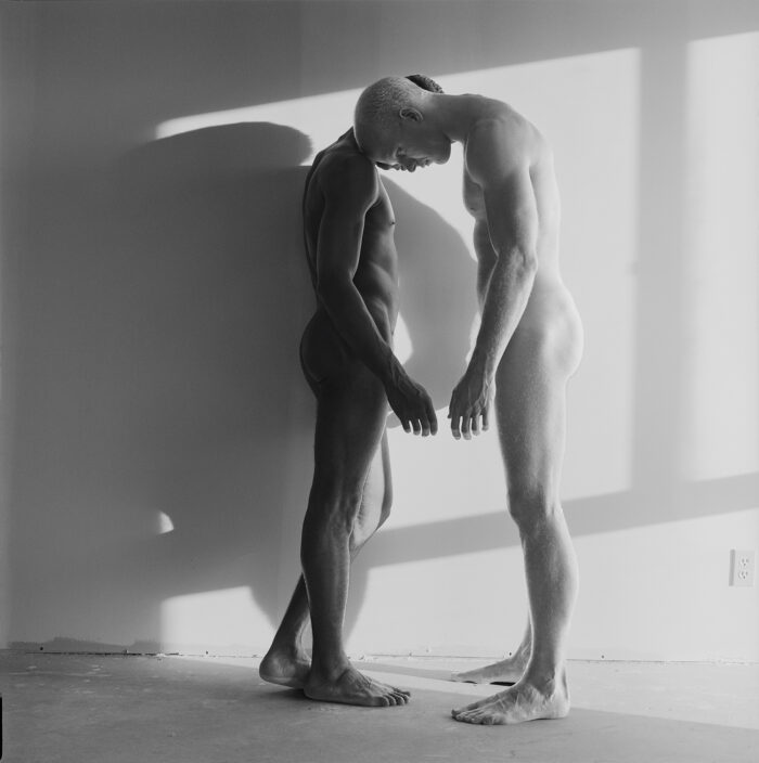 Construction Nudes Print: Andre and Steve Joined Together