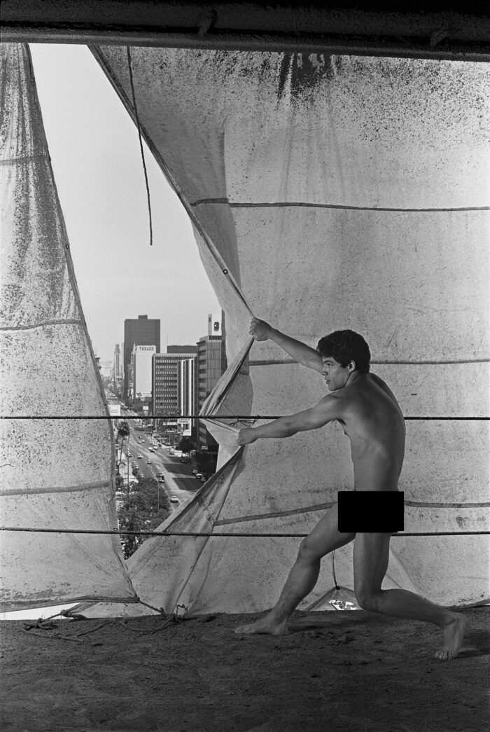 Construction Nudes Print: Armando and the City
